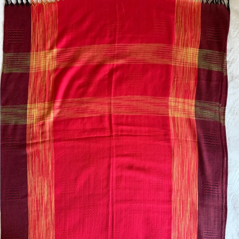 Thai Red and Yellow scarf